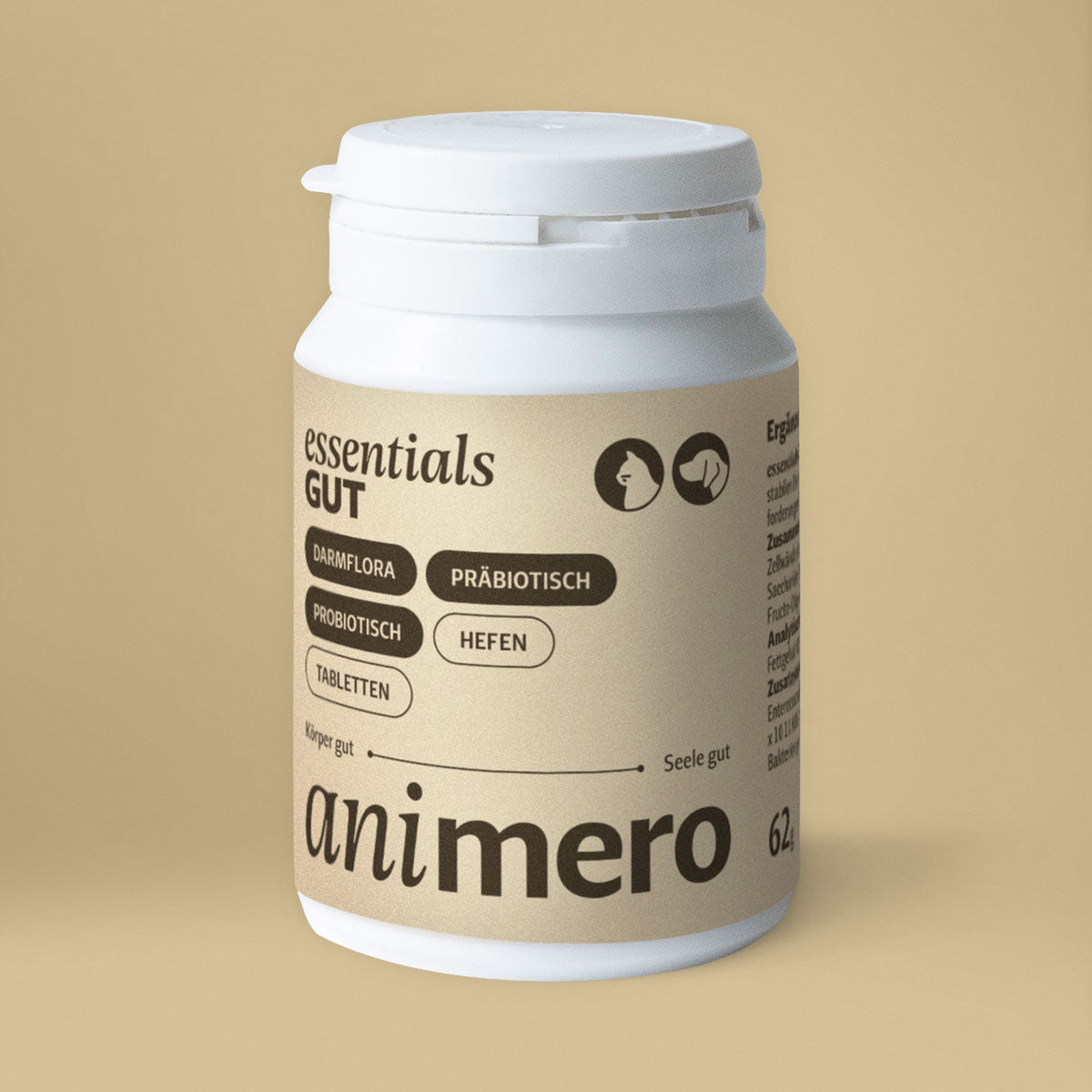 animero essentials GUT – Prä- & Probiotika-Tabletten, Hund & Katze