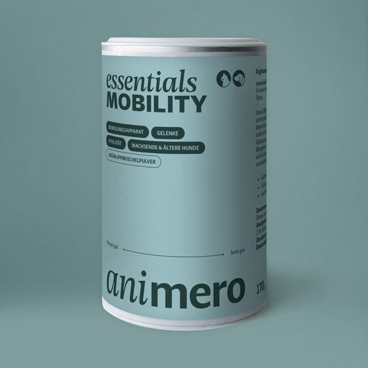 animero essentials MOBILITY – Grünlippmuschel für Gelenke, Hund & Katze